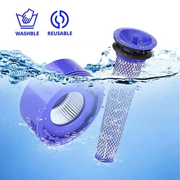 Replacement HEPA Filter Pack Compatible with Dyson V7 V8 Animal V8 Absolute Cordless Vacuum Cleaners — image 3