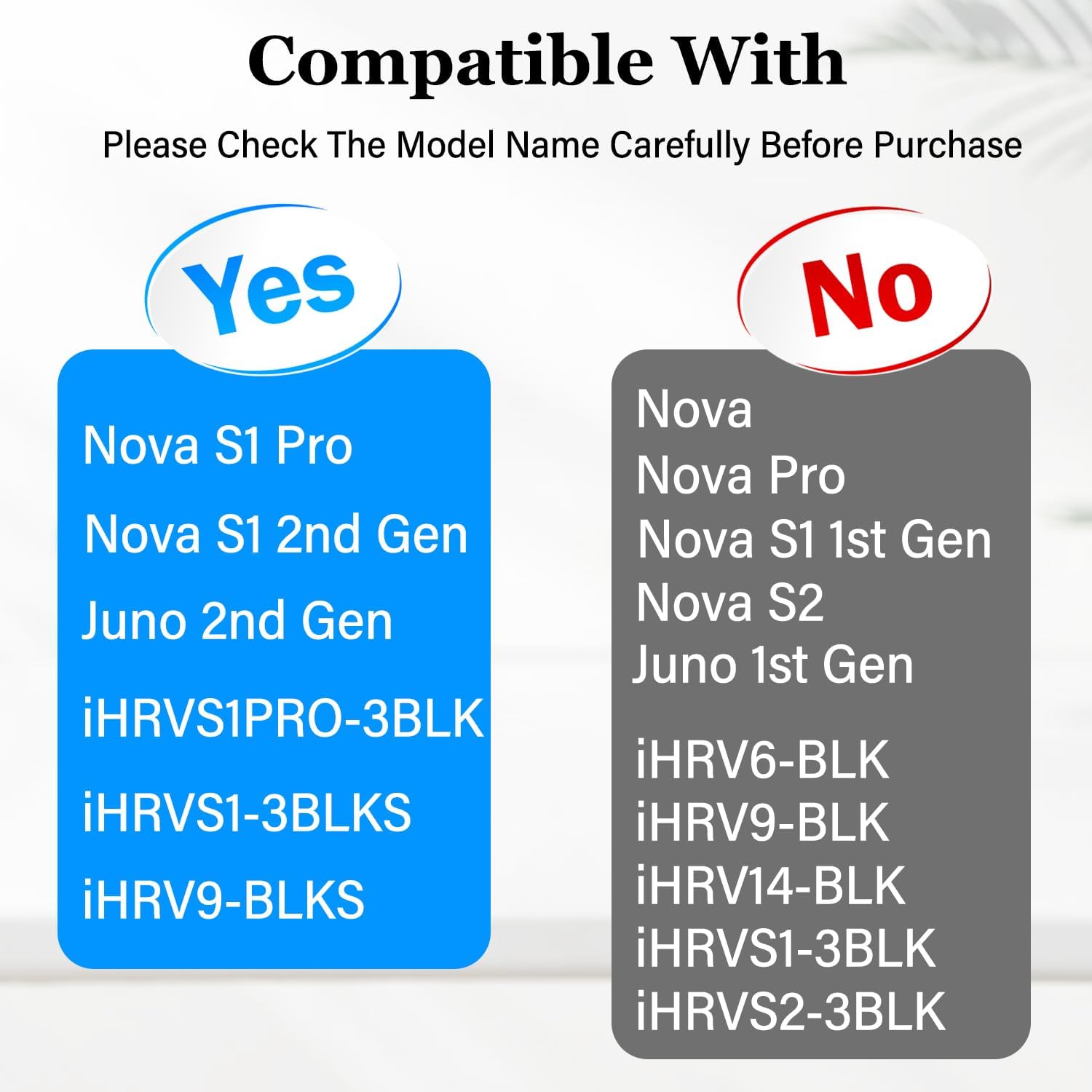 Replacement Parts for iHome Nova S1 Pro, iHRVS1PRO-3BLK, iHRVS1-3BLKS, iHRV9-BLKS Robotic Vacuum Cleaner, 4 Side Brush 2 Filter โ image 2