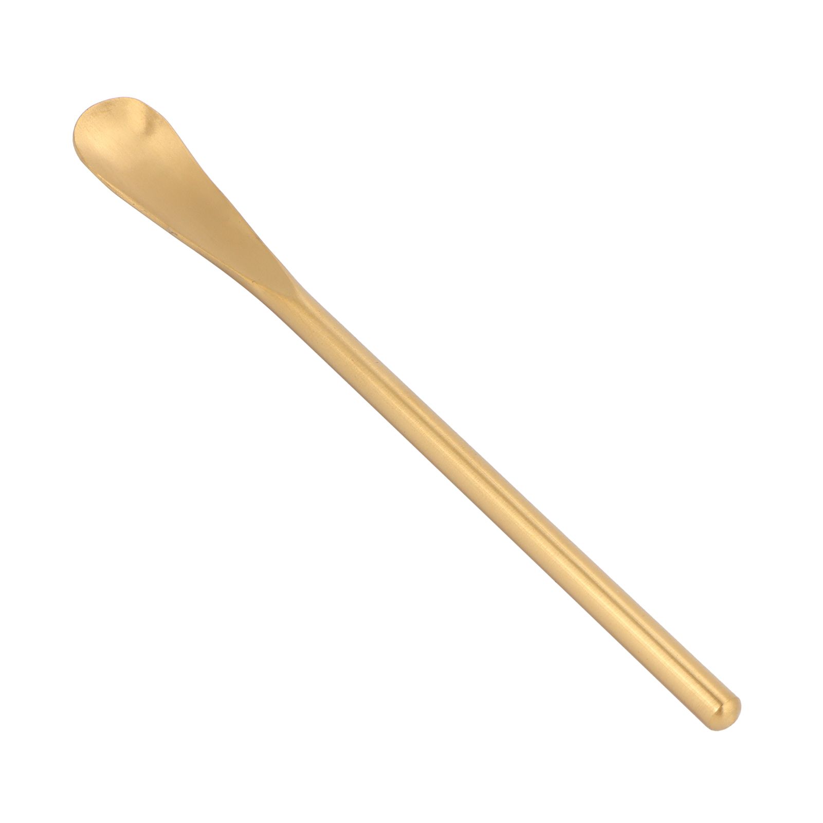 Stainless Steel Mixing Spoon Short Handle Dessert Coffee Spoon Mixing Stick for Kitchen HomeGolden — image 6