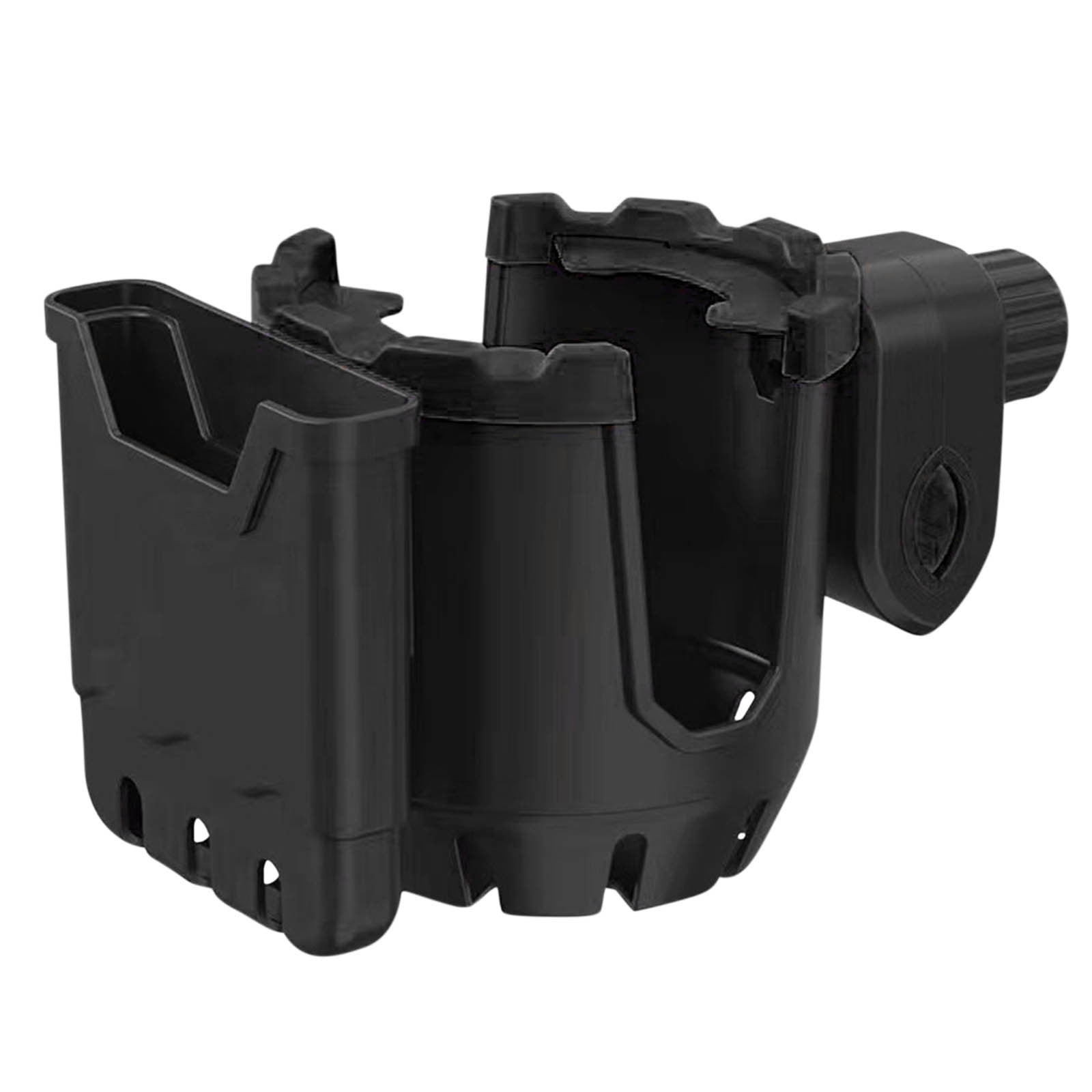 1 Piece Cup-Holder-with-Phone-Holder-Bike-Cup-Holder-2-in-1-Universal-Cup-Phone-Holder-for-Stroller-Bike-Wheelchair-Walker-Scooter, Black โ image 5
