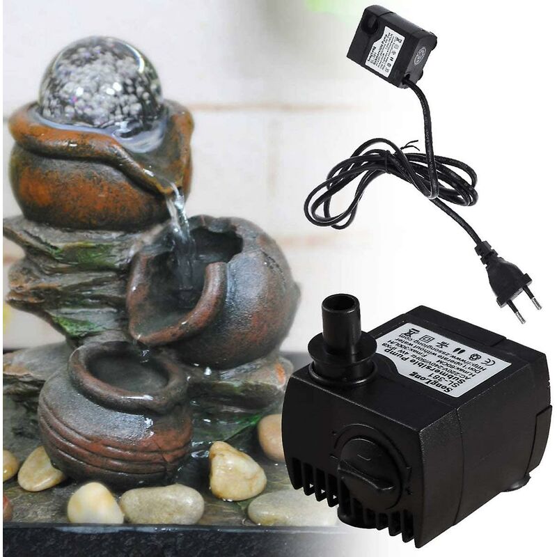 300L/H 5W Ultra Quiet Submersible Water Pump For Fountain Aquarium Pond (Eu Plug) โ image 2