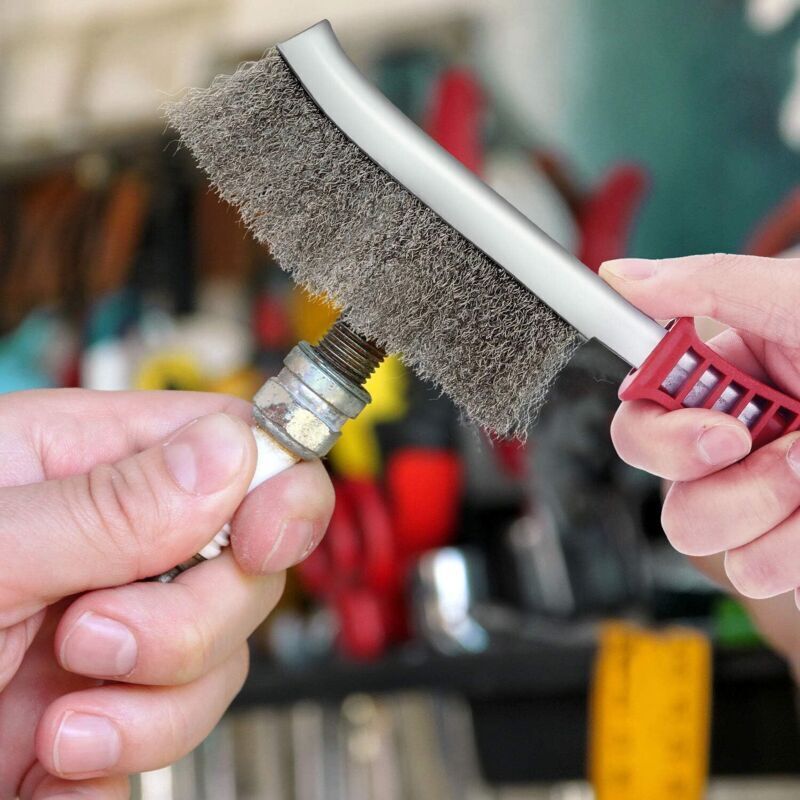 6 Pcs Wire Brushes Stainless Steel Brass Wire Brush for Automotive Welding Slag Cleaning Rust Scrubbing Brush โ image 3