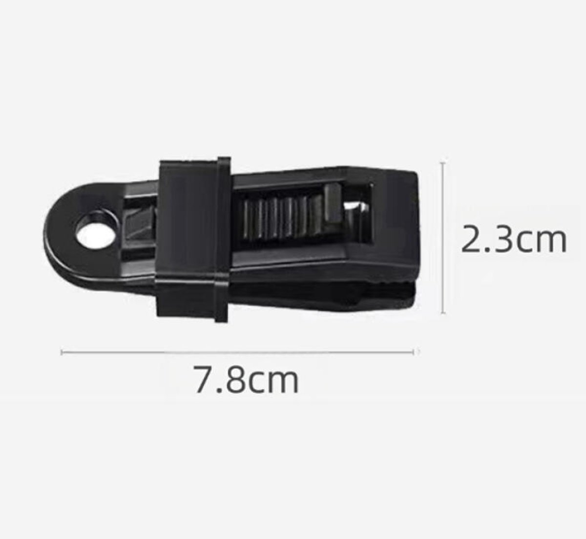 20 pieces - Tent clamps - Tarpaulin clips - tent clip awning clip - camping awning clip - crocodile clips - tarpaulin clip - for swimming pools — image 5