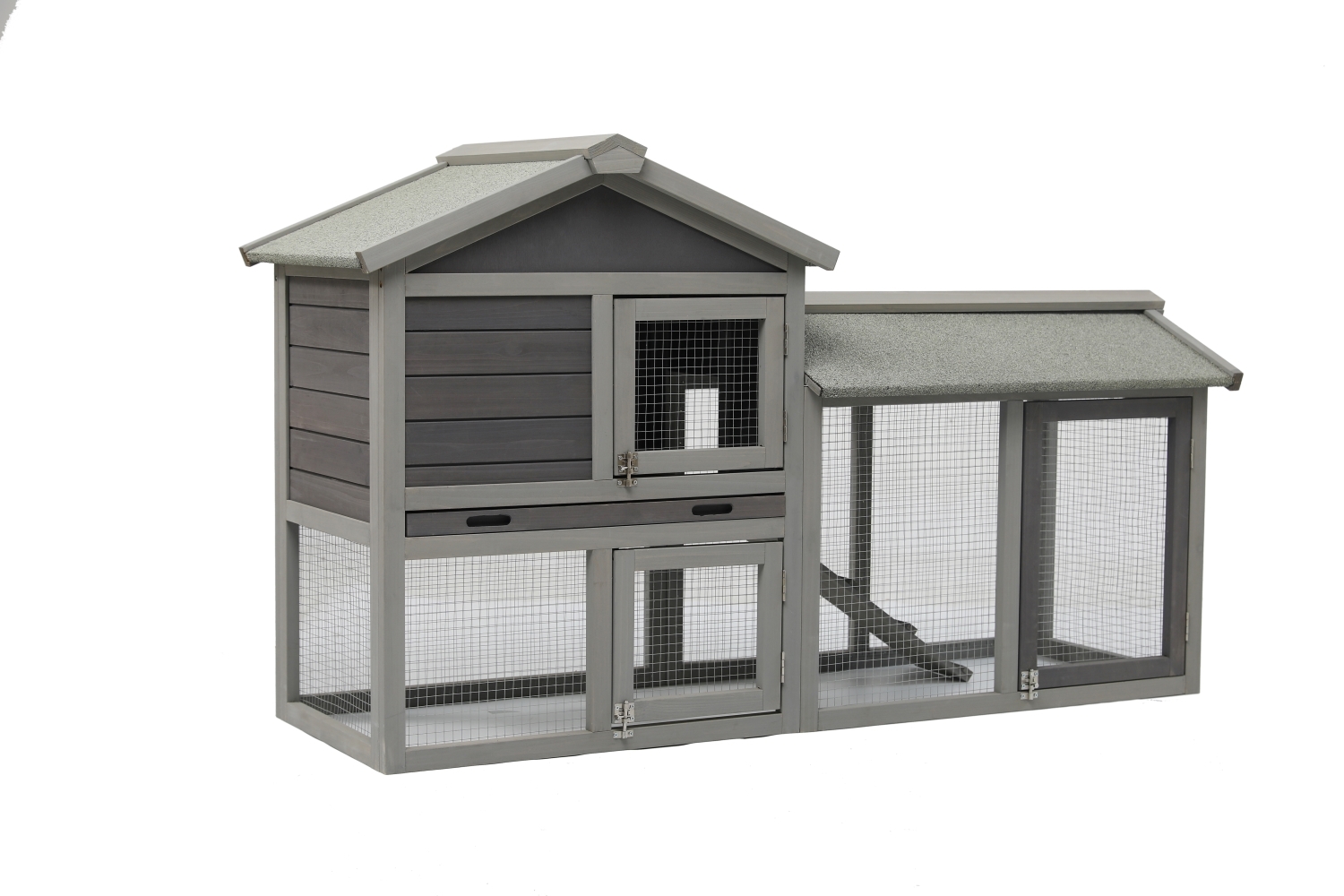 YES4PETS 148cm Rabbit Hutch Quail Run Wooden Cage Guinea Pig Cage House โ image 6