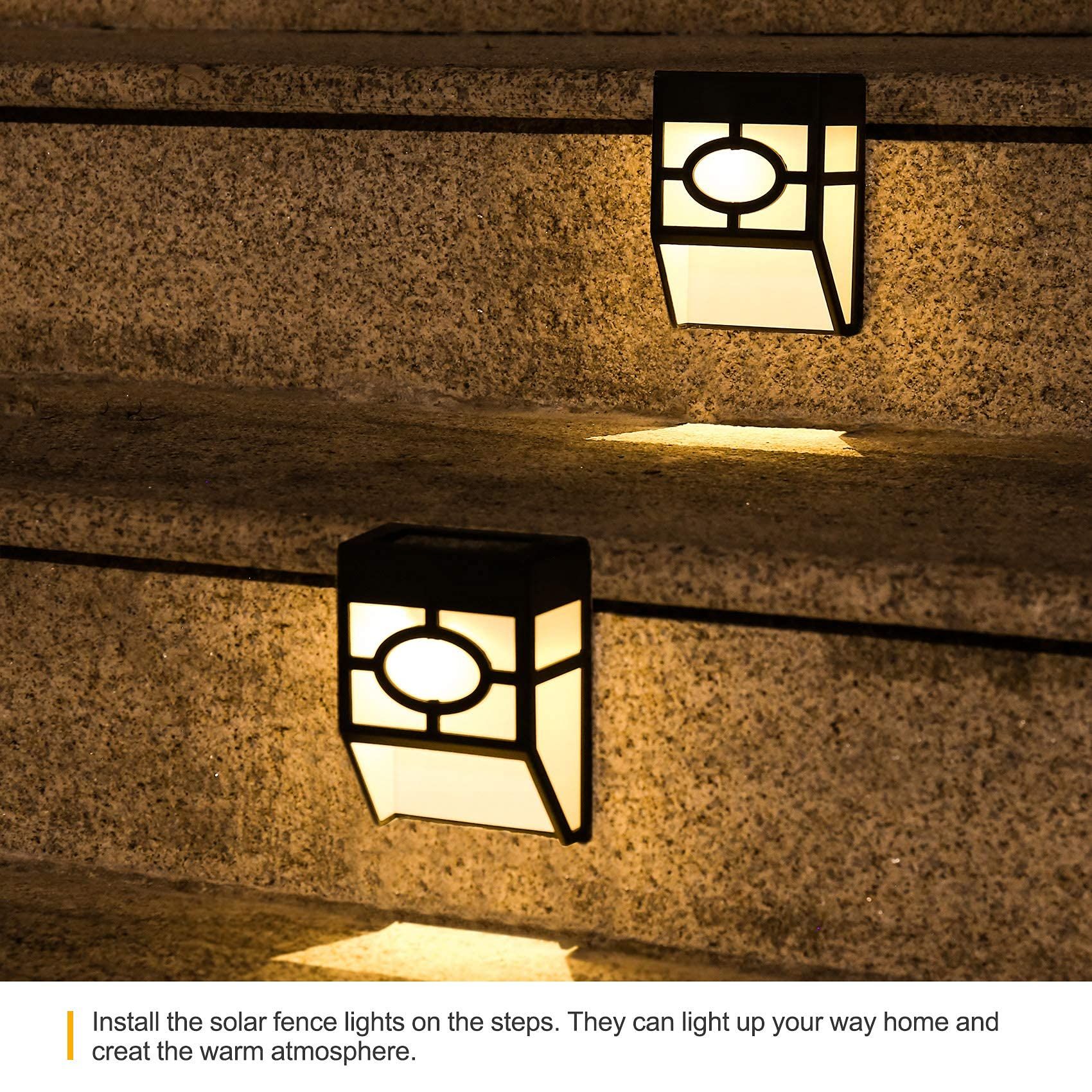 Decorative LED Solar Fence Lights Waterproof — image 5