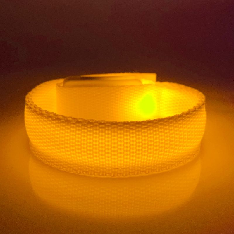 Fashion&cool LED Slap Band,Glow in The Dark Adjustable Bracelets for Men&Women,Night Safety Lights for Running(5pcs) — image 5