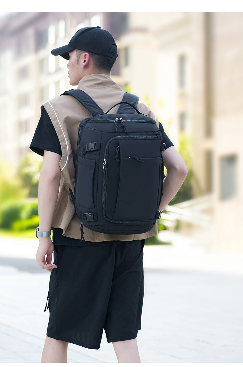 Dark Red Stylish & Spacious Backpack – Lightweight, Expandable Travel & Daily Use Rucksack (31×20×43cm) — image 6