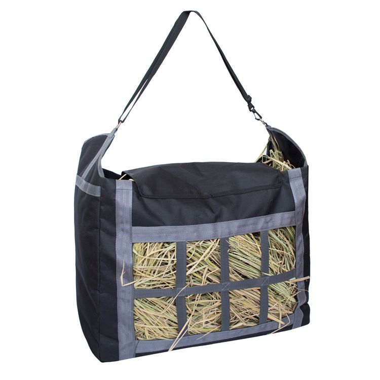 Slow Feeder Hay Bag - Hay Storage Net for Horse Donkey Goat, Adjustable, Super Tough Reduces Waste (1 PCS)