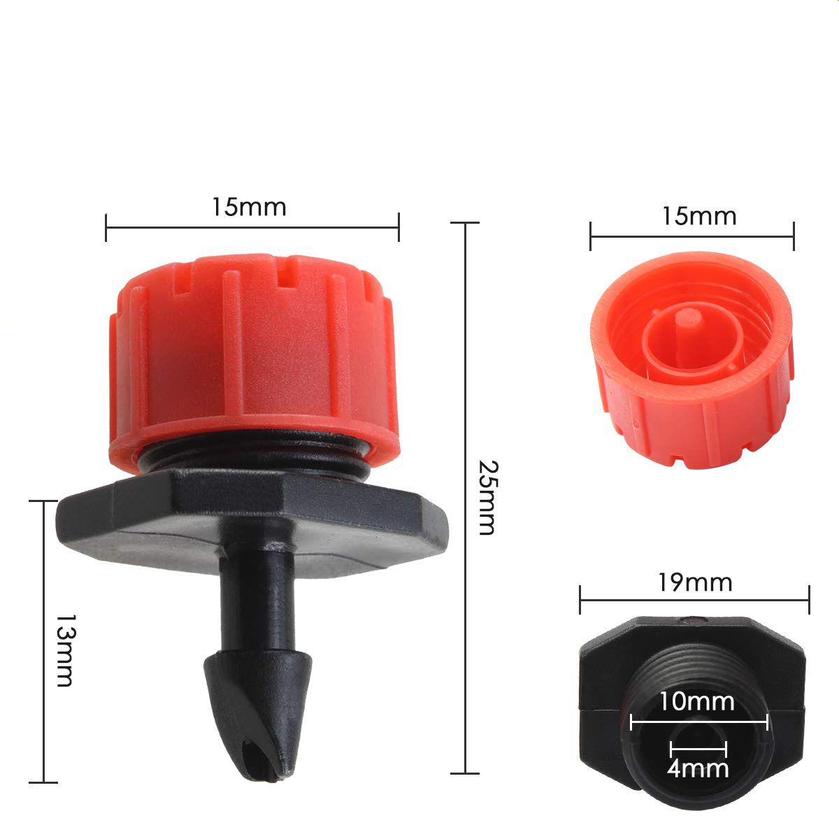 Adjustable Irrigation Drippers Sprinklers, New Adjustable Irrigation Drippers for Dripper Irrigation Tubing, Drip Irrigation Emitters — image 4