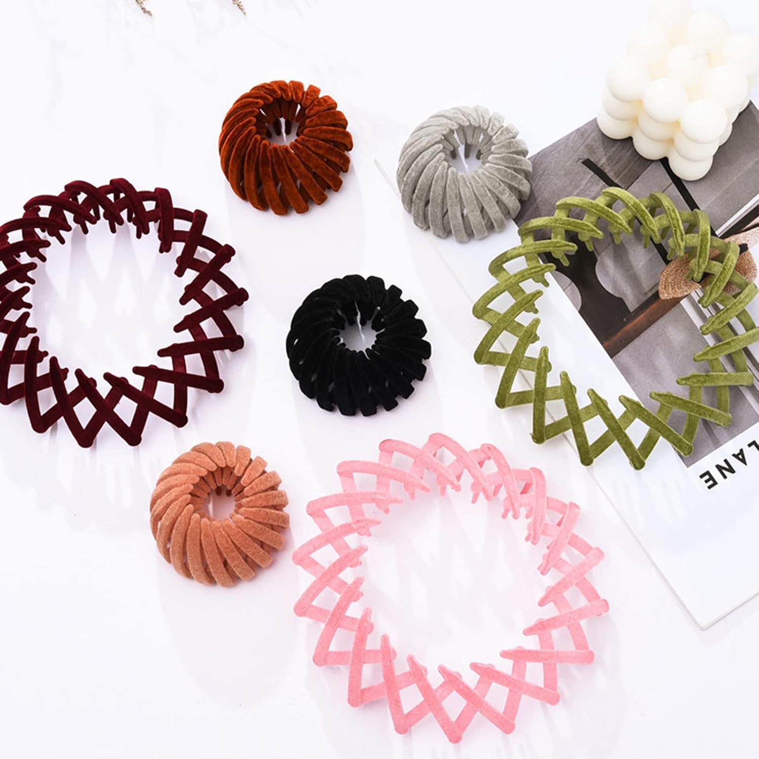 7PCS Birds Nest Hair Clip Holder and Lazy Plate Hairpin for Thin Hair — image 5