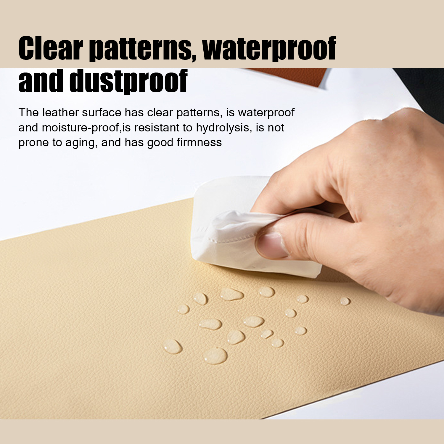 INF Self-Adhesive Repair Patch Faux Leather 50x138 cm Black — image 2