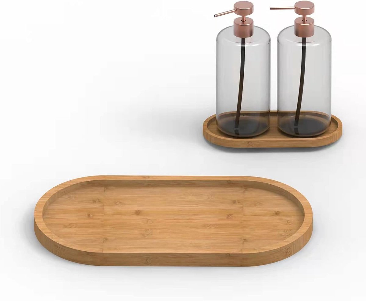 Bamboo soap dish - Bathroom shelf - Kitchen shelf - Bamboo shelf - Washbasin shelf - Jewelry tray for the vanity - Cosmetics storage box - Bathroom rack - The
