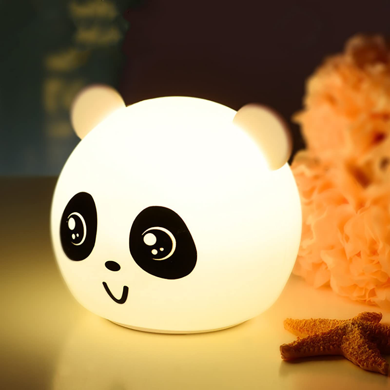 Children's Cute Animal Night Light, 7-Color Color Changing LED Night Light, Silicone Bear Baby Night Light — image 3