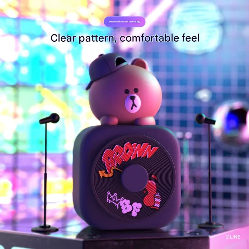 Car Air Freshener - CD Player Design with Spinning Record & Cute Character Topper(White bunny) — image 3