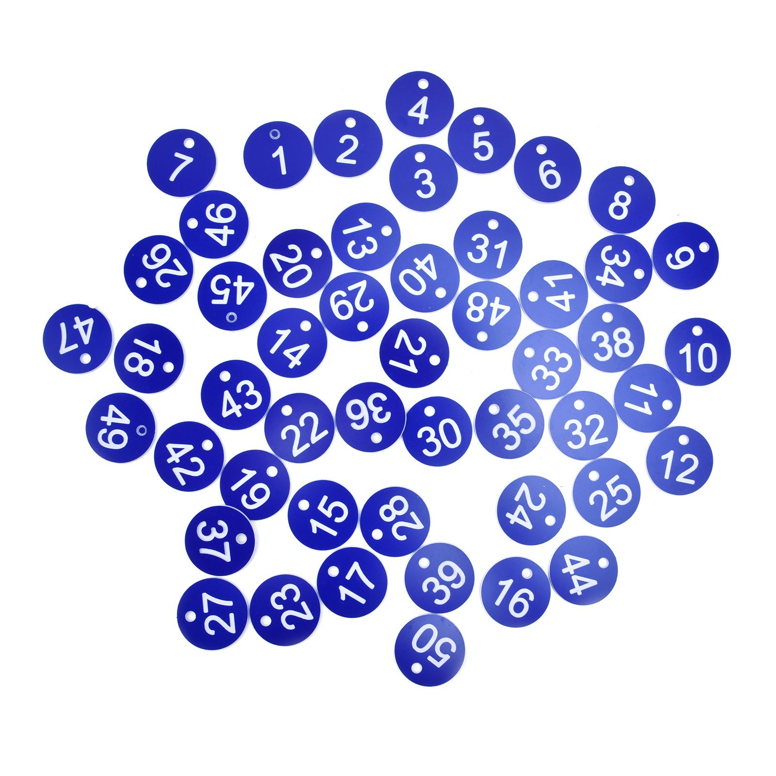 50PCS Numbered Label Numbered Tag for Farm Livestock Beekeeping Husbandry Breeding Supplies1-50 Blue — image 6