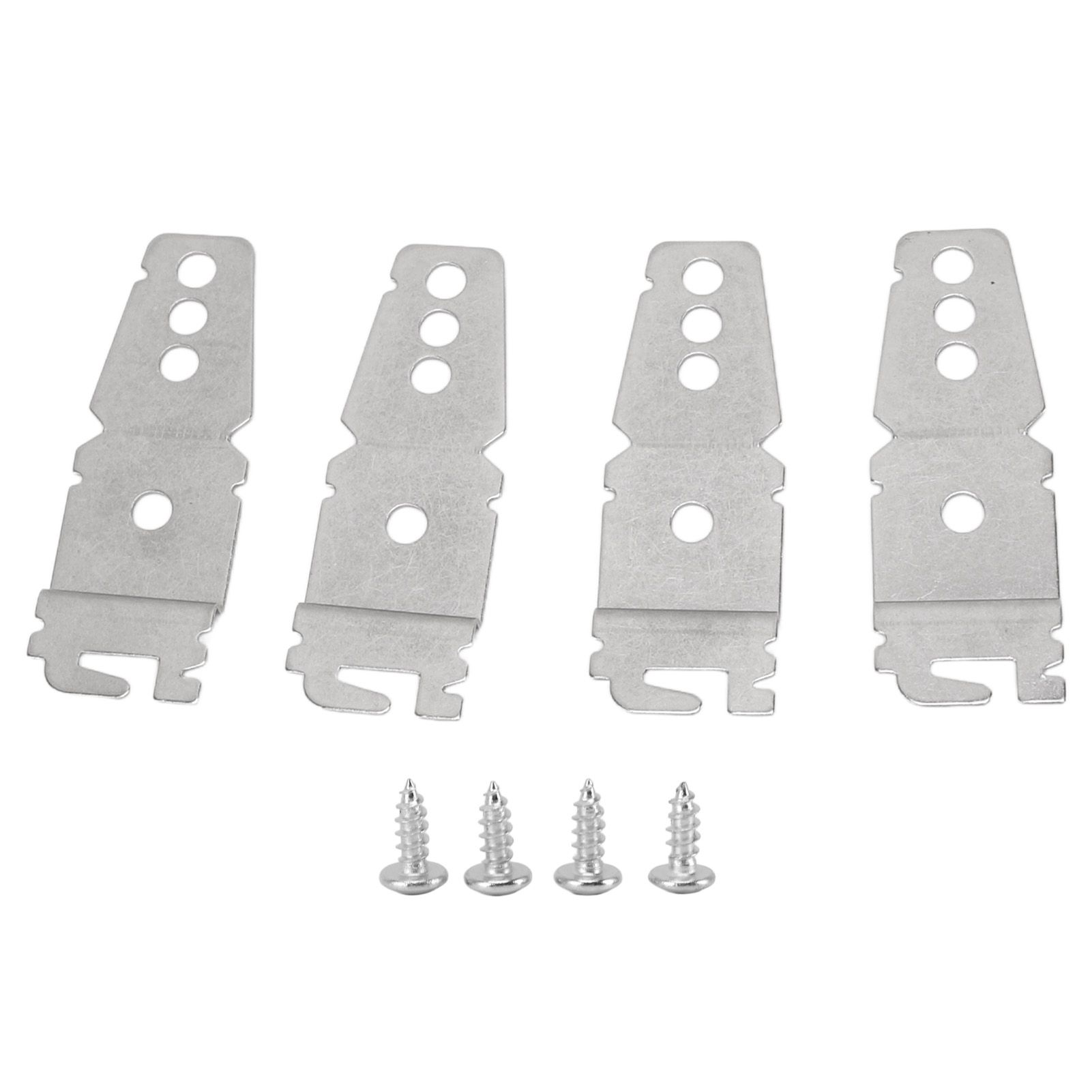 4pcs Dishwasher Mounting Bracket Stainless Steel with Screws Undercounter Dishwasher Mounting Bracket for Sears for Maytag for Bosch for Jenn Air