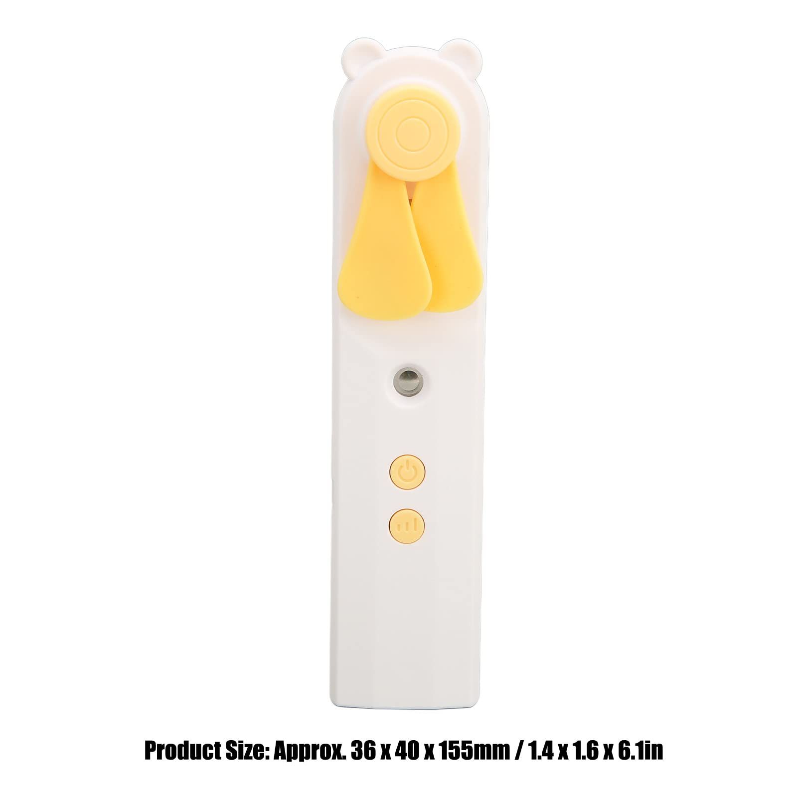 Handheld Fan Misting Fan, Handheld Fan Rechargeable Portable Rechargeable Face Hydration Spray Water Mist Fan Mini Cooling — image 2