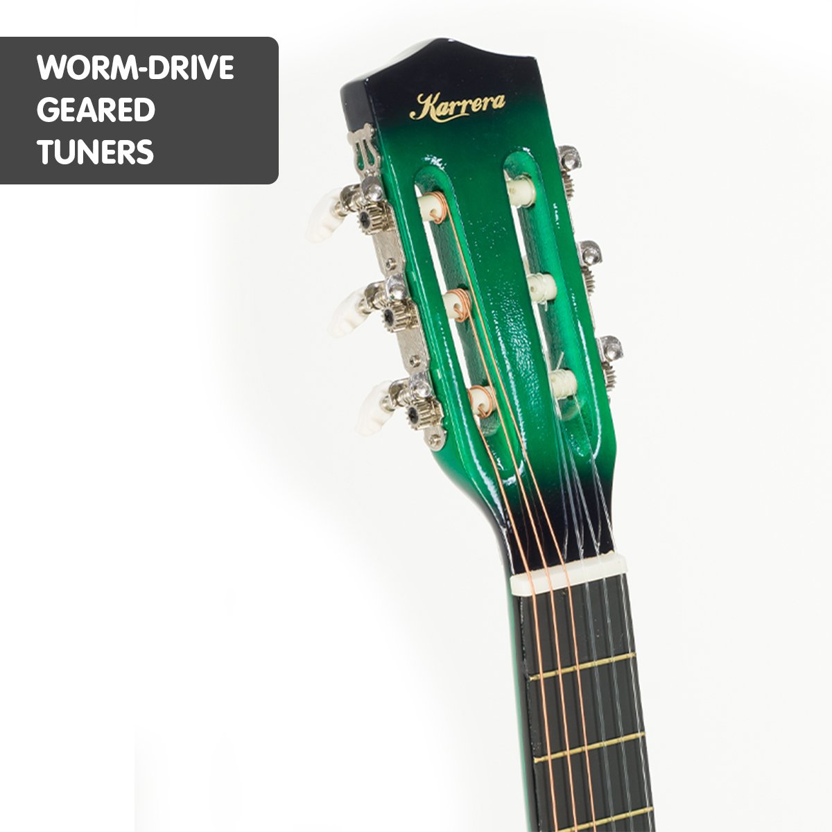 Karrera Childrens Acoustic Guitar Kids - Green — image 4