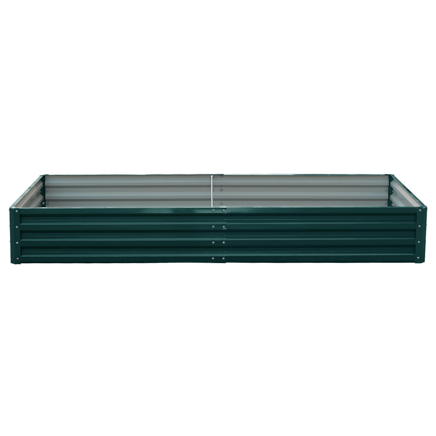Wallaroo Garden Bed 240 x 120 x 30cm Galvanized Steel - Green โ image 3
