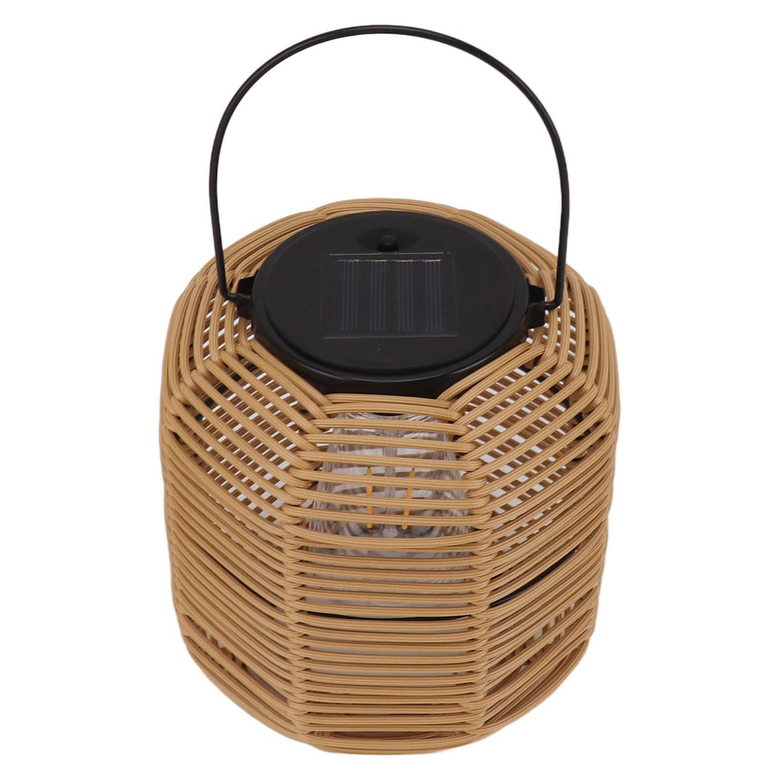Solar Lantern Outdoor Hanging Solar Lights Waterproof Decorative Rattan Lantern for Table Patio Garden Yard Porch Tungsten โ image 5