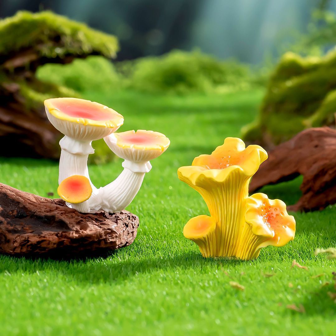 10pcs Artificial Mushroom Ornament-Type 3 — image 4