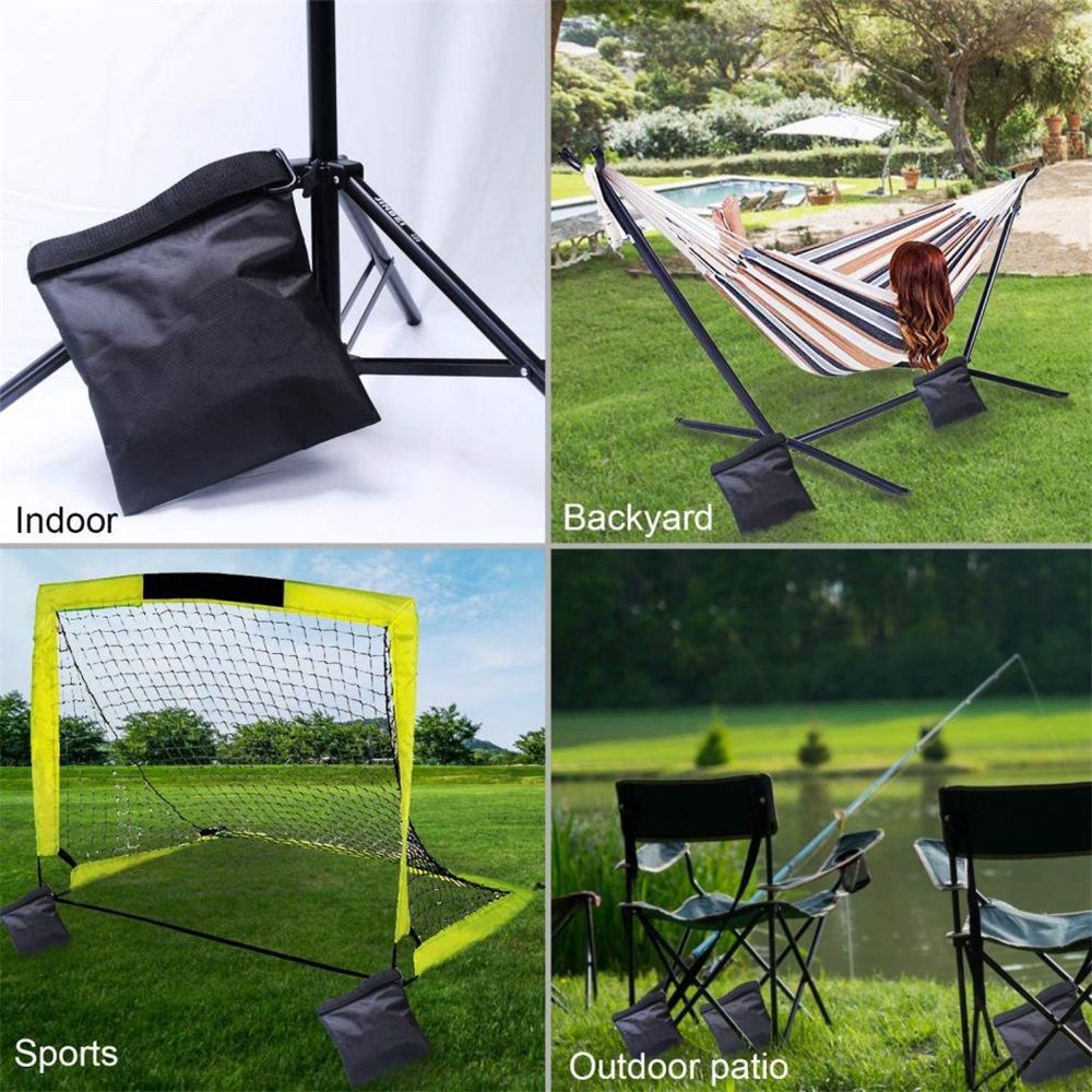 4 Packs Sandbags Weight Bags for Light Stand Photography Video Equipment, Heavy Duty Saddlebag for Backdrop Stand, Photo Tripod, Picnic Table (oniy 4 bag and — image 5