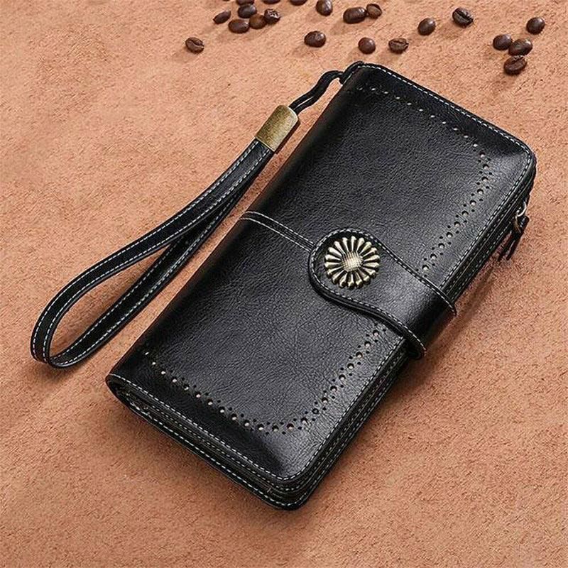 Women Wallets Purse Organizer Pouch Bag Credit Card Cash Holder Case Handbag Au - Brown โ image 5