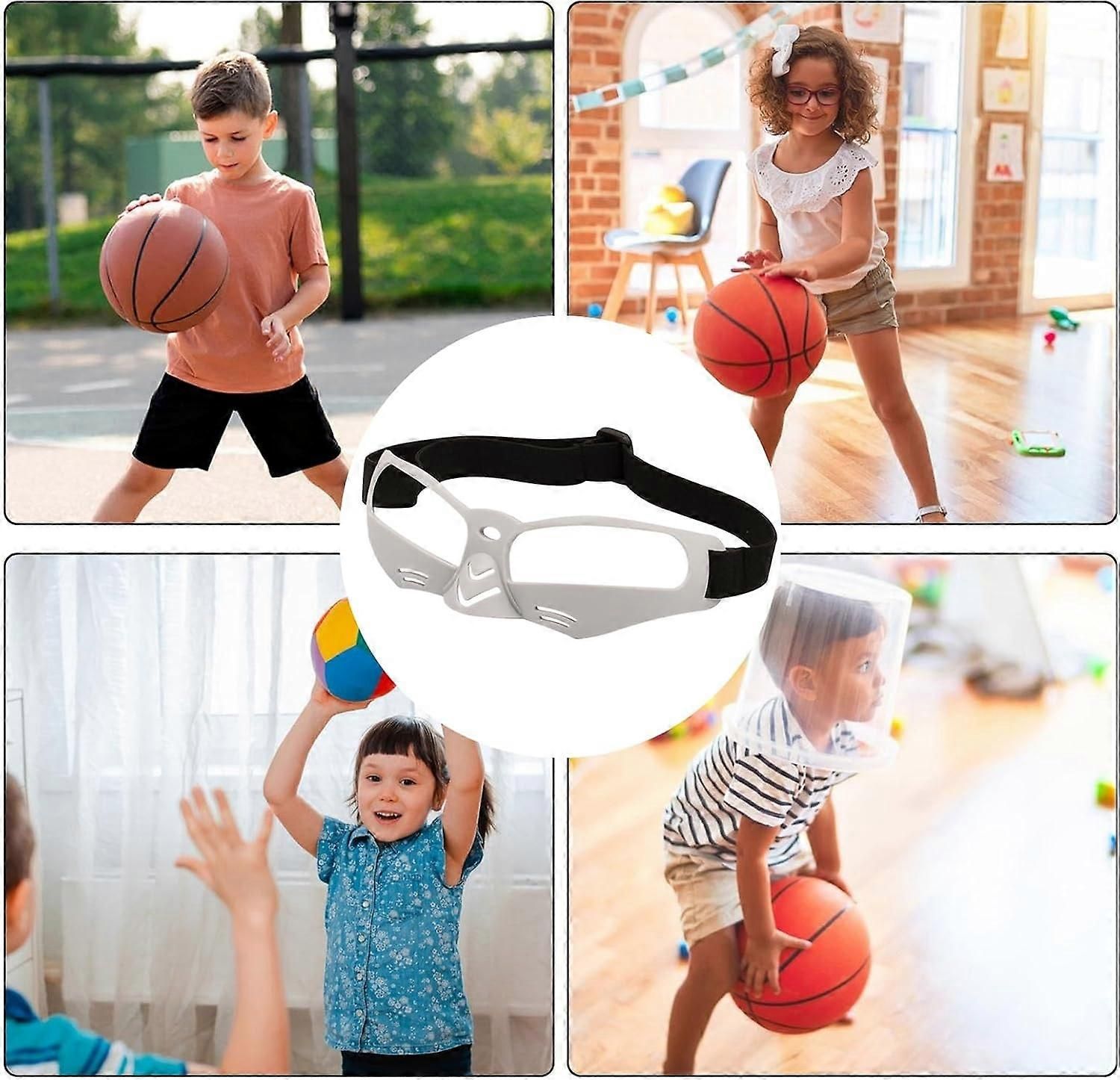 Basketball Dribbling Glasses White For Men Teens And Players Sports Training Equipment - White โ image 4