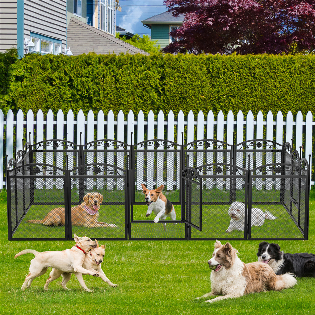 3 in 1 Dog Playpen Extra Large Dog Whelping Fence DIY Shape Garden Fence Barrier — image 5