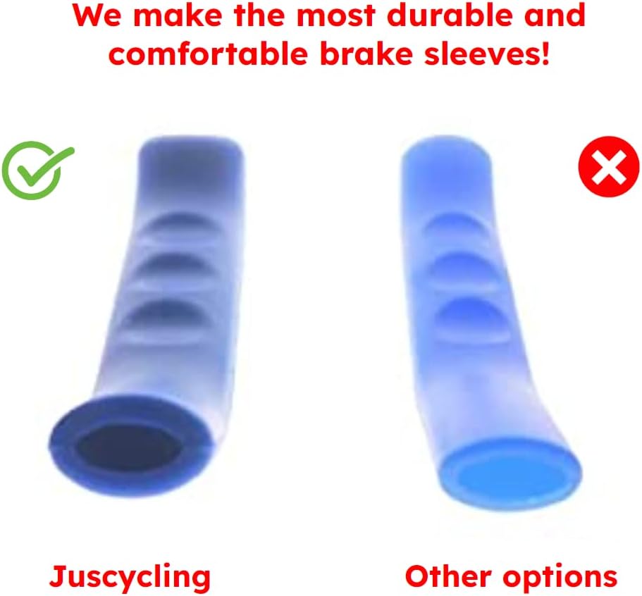 Silicone Bike Handlebar Grips Set 75x12mm Black Red Green Blue Yellow 5 Pairs Universal Fit — image 2