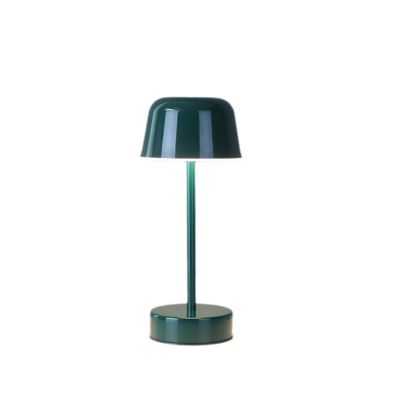 Red Modern Minimalist LED Table Lamp - Rechargeable Touch Control Desk Light โ image 3