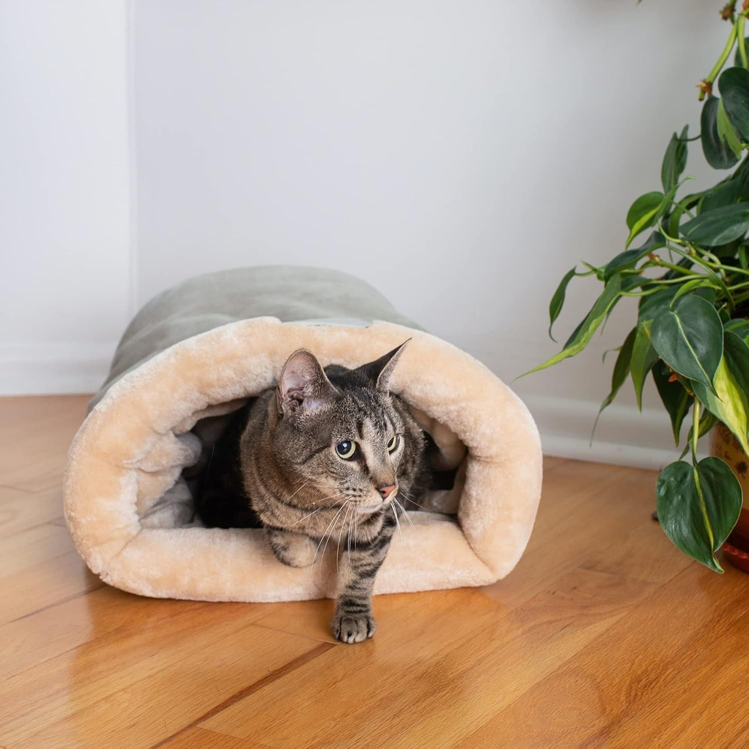 Upgraded Support Pet Warm Bed Dark Brown — image 2