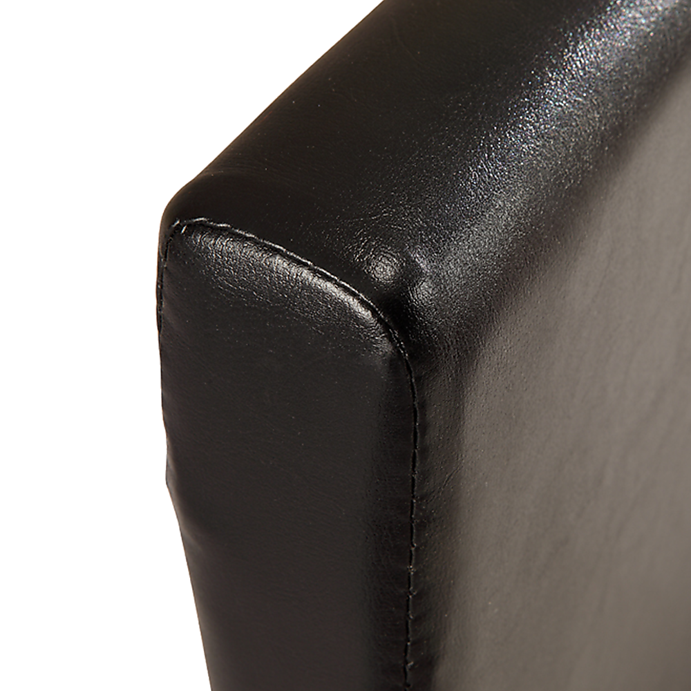 King PU Leather Bed Frame Brown โ image 6