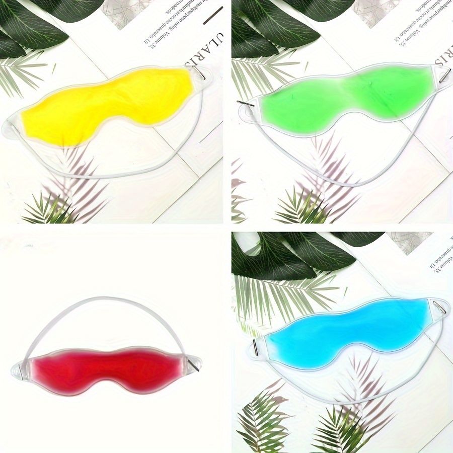 New Type of Gel Eye Mask for Dark Circles, Cooling Eye Goggles for Tired Eyes And Providing Refreshing Care Green — image 3