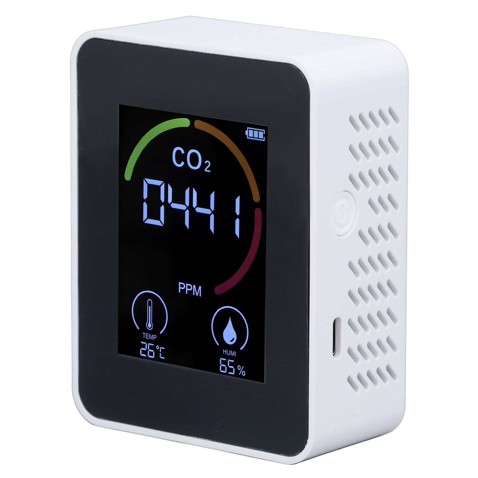 Digital Air Quality Monitor Carbon Dioxide Detector CO2 Tester Temperature Humidity Tester — image 2