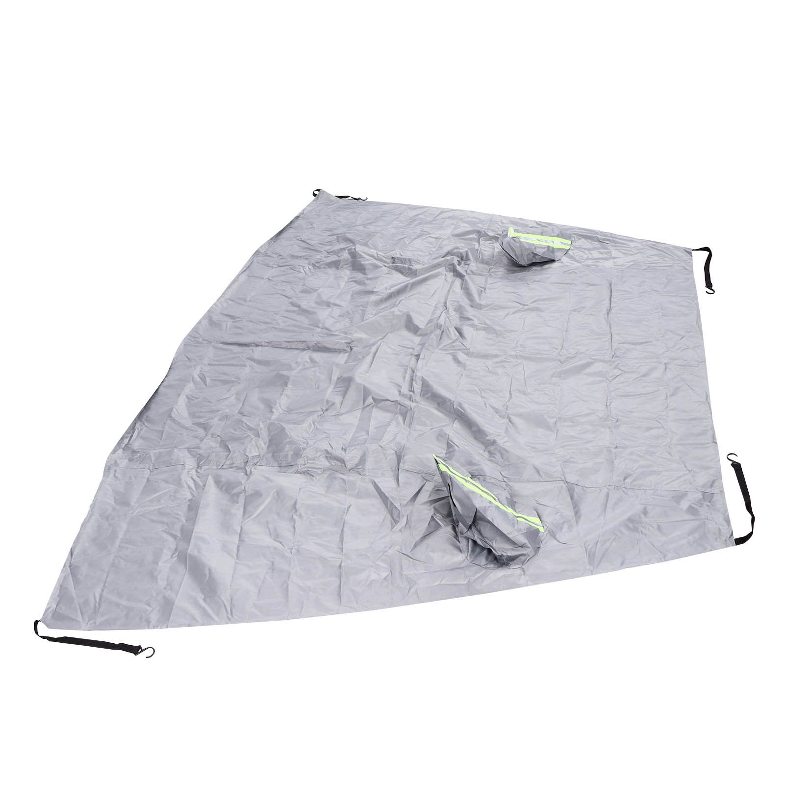 Windshield Cover Waterproof Snowproof Large Coverage Area Universal Windshield Protector with Reflective StripsGrey โ image 5