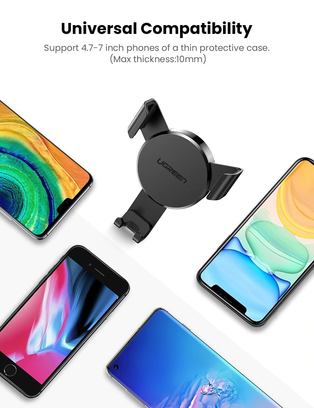 UGREEN 50564 Gravity Drive Car Mount โ image 2