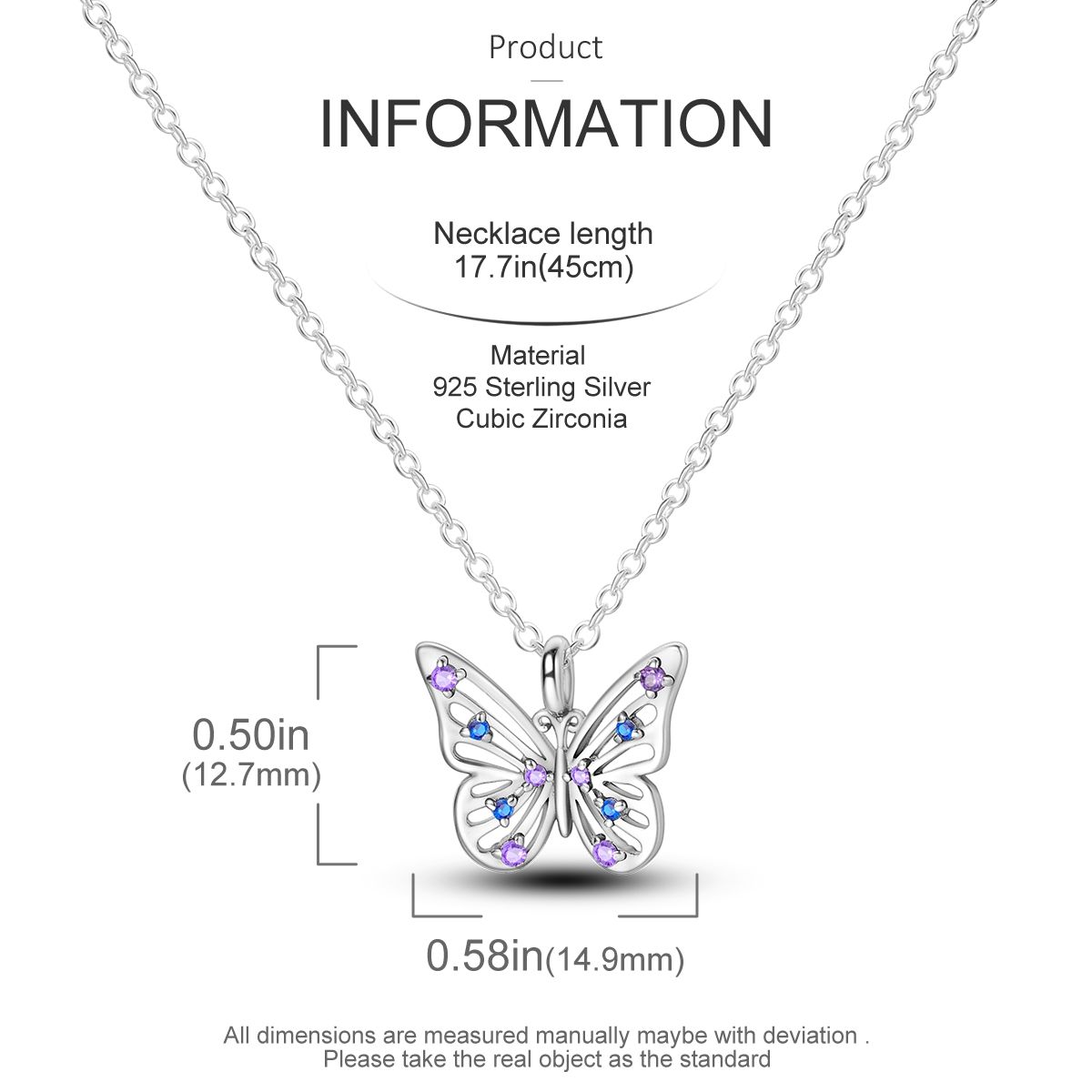 925 Sterling Silver Necklace for Women, Pendant with Lollipop, Heart, Moon, Geometric, Simple, Fine Jewelry Gift — image 2