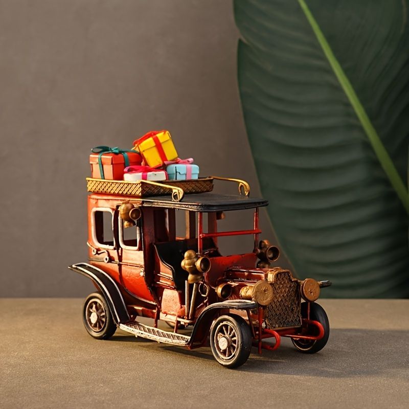 Vintage Car Christmas Decoration Christmas Ornament Desktop Decoration HomeChristmas decoration, vintage car ornament, desktop decor, home decor โ image 4