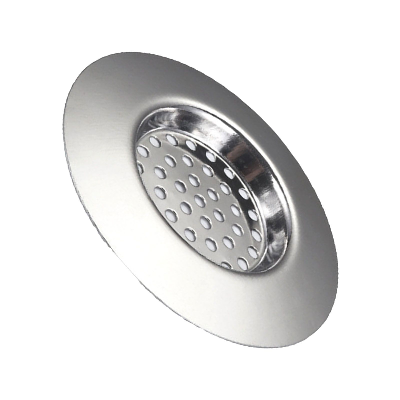 Bathroom Sink Drain Strainer Stainless Steel Bathtub Shower Drain Filter Basket Hair Catcher for Kitchen Laundry Floor