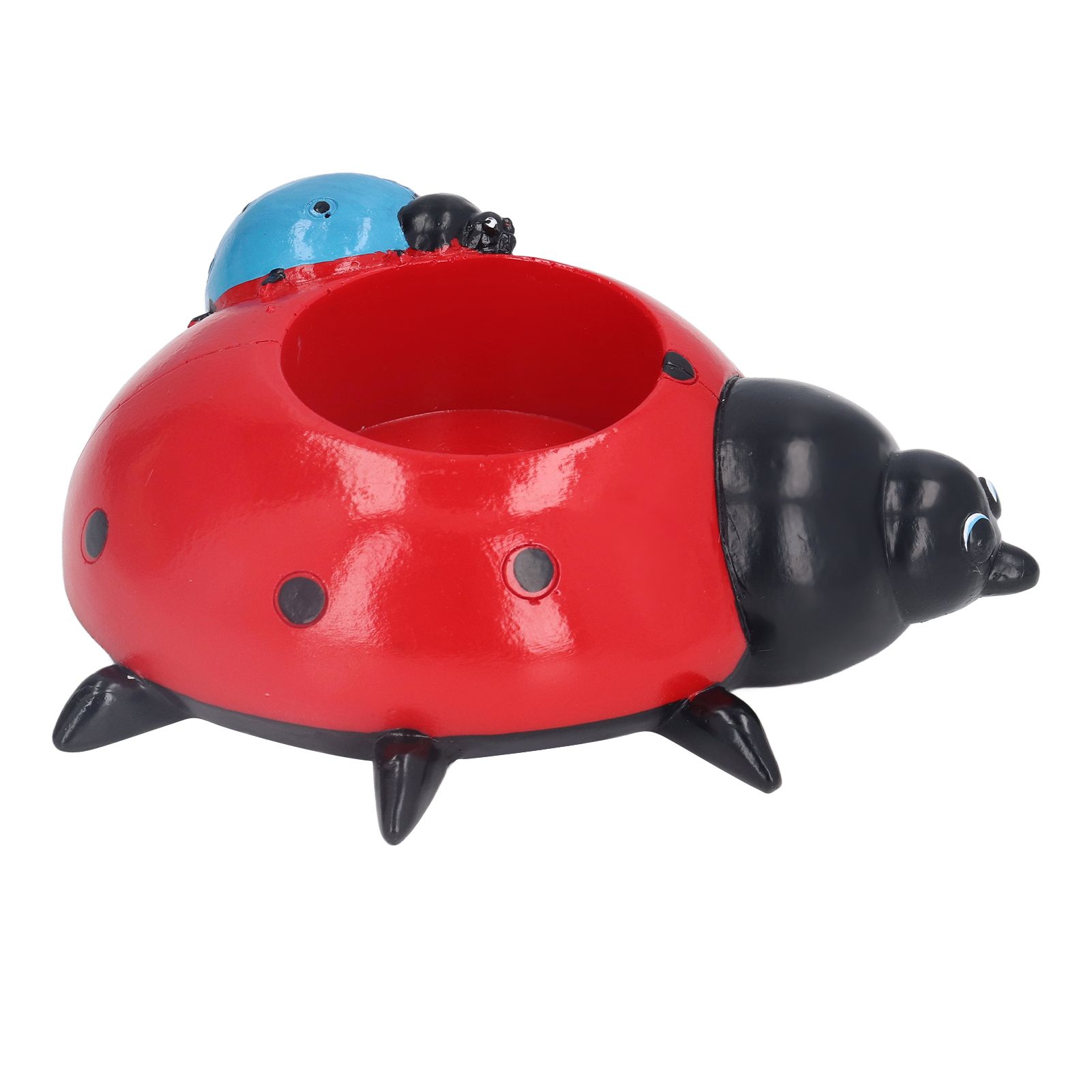 Ladybugs Flower Pot Simulation Cute Resin Animal Succulent Plant Container for Garden Decorations W93 — image 3