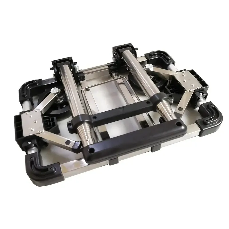 A4 Ultra-Foldable Shopping Cart: Stainless steel frame rust-proof and durable, folds to A4 size weighing only 1.1kg, unfolds in 3 steps with 25kg load โ image 5
