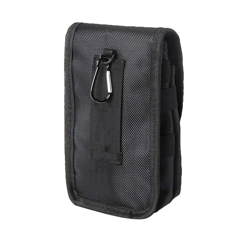 2pcs Dual Phone Holster with Belt Clip,Large Belt Smartphone Pouch for Men,Multi-Function Compatibility Mobilephone Case for Daily Use(black) — image 4