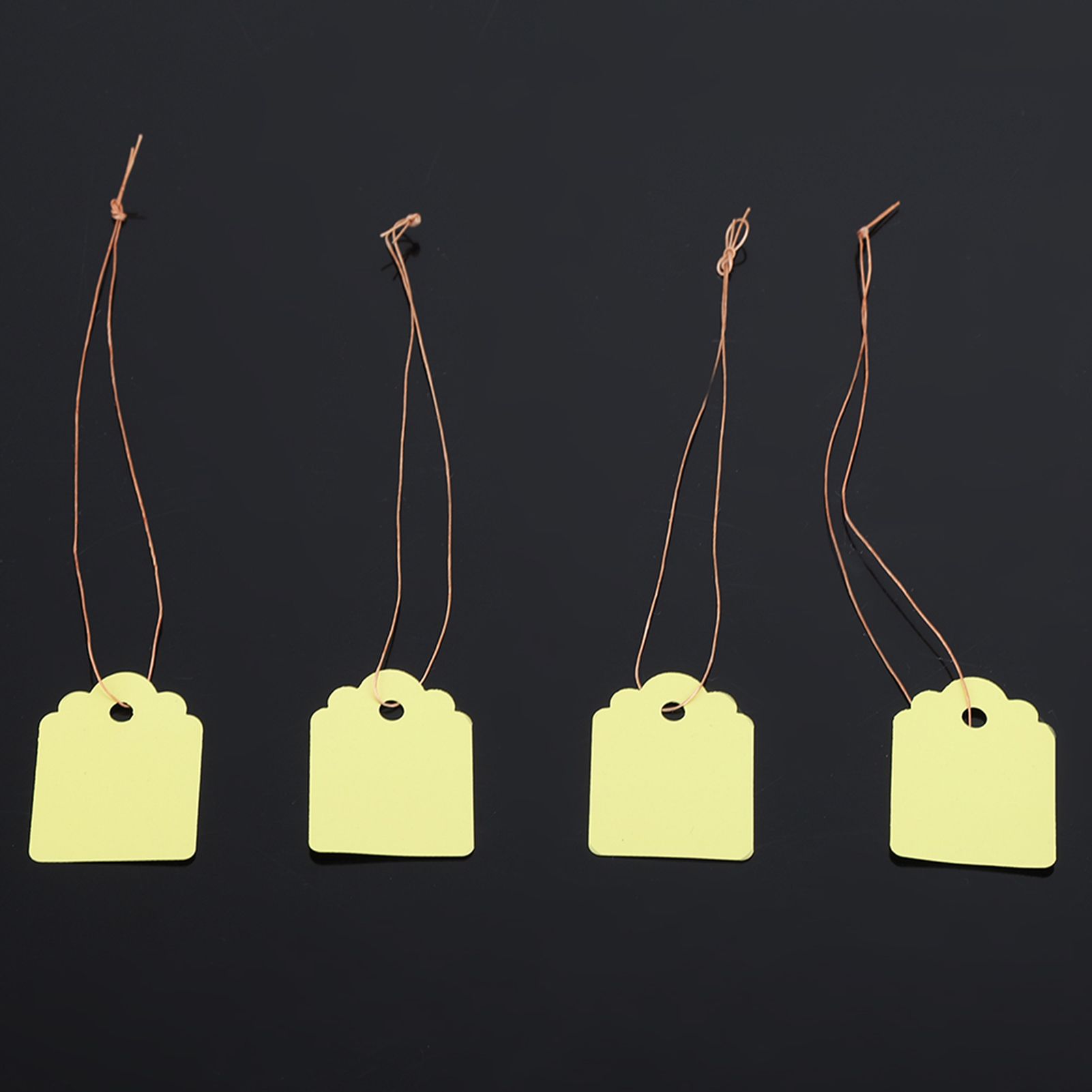 200pcs PVC Hanging Flower Plant Seed Name Tag Label Marker Sign Outdoor Yellow โ image 4