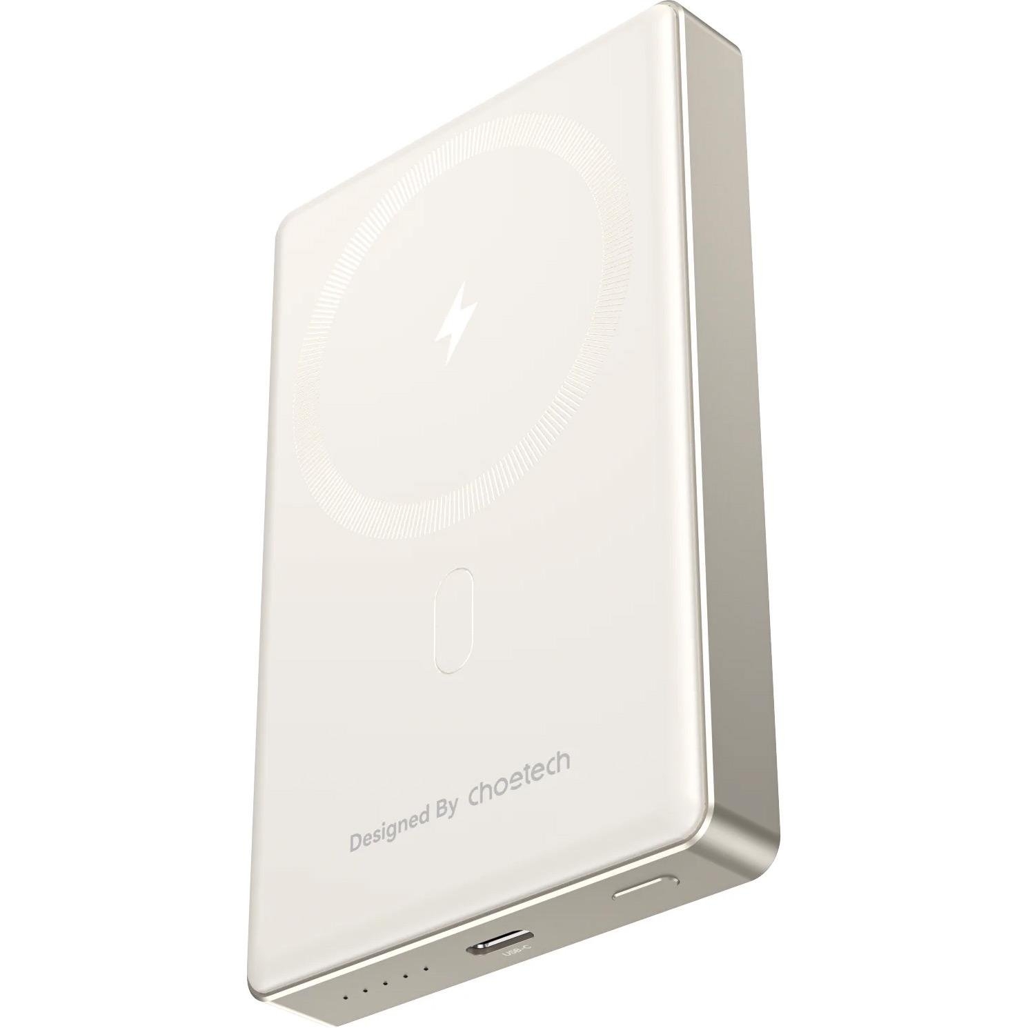 CHOETECH B739-WH 20W Slim USB-C 10000mAh Magnetic Power Bank - White โ image 4