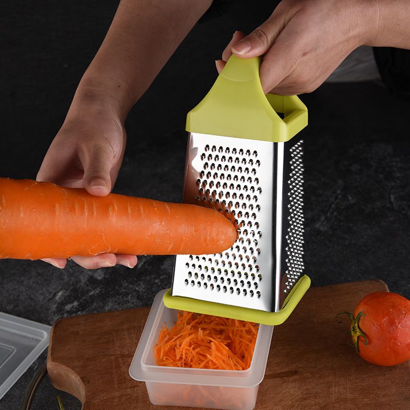 Vegetable Shredder Save Time with Storage Box Multifunctional Four Sides Carrots Potatoes Grater for Restaurant โ image 3