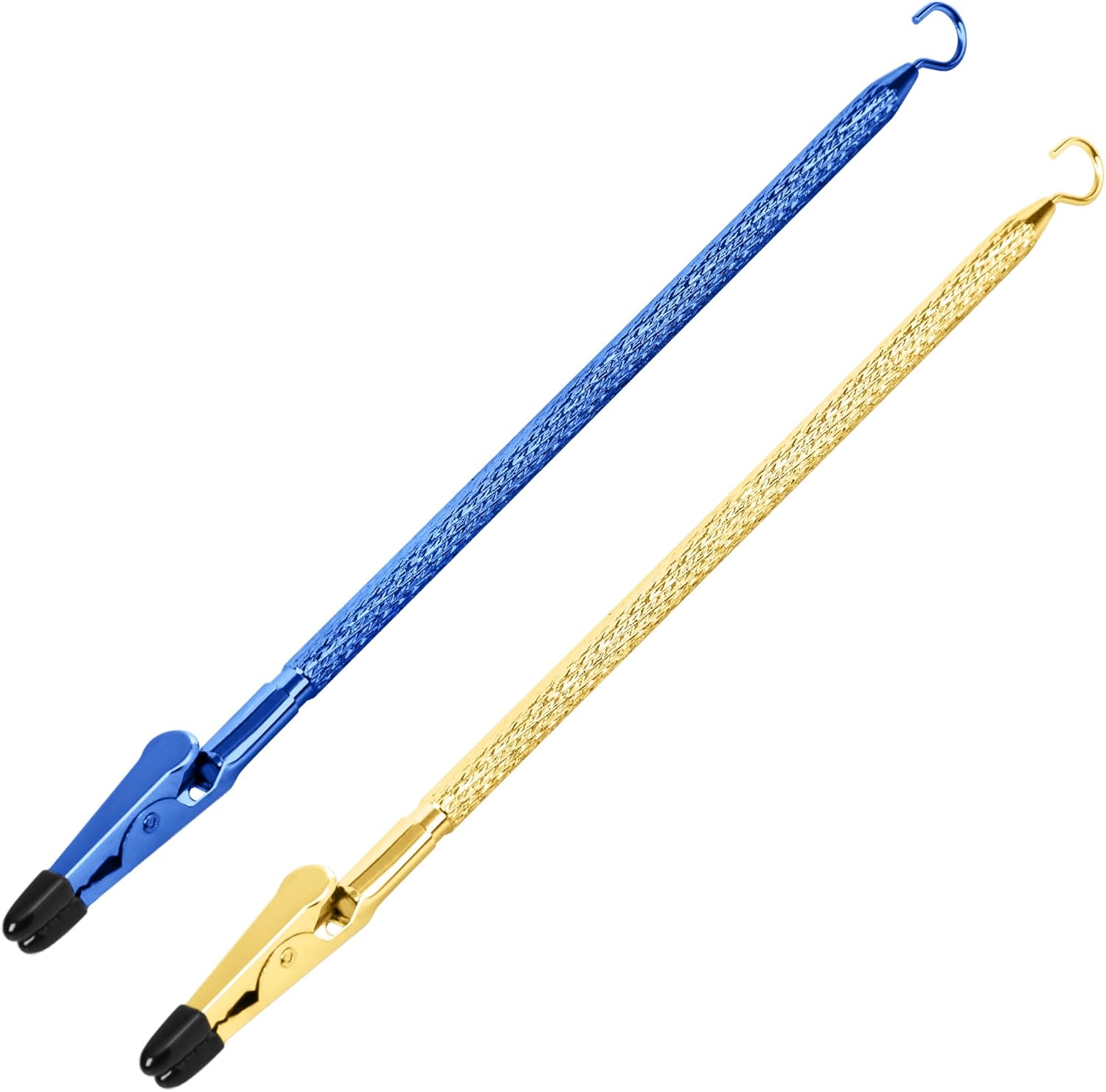 Bracelet Helper Tool with Hook - Fastener Helper Tool for Bracelet, Necklace, Jewelry, Watch - Blue, Gold, Bundle