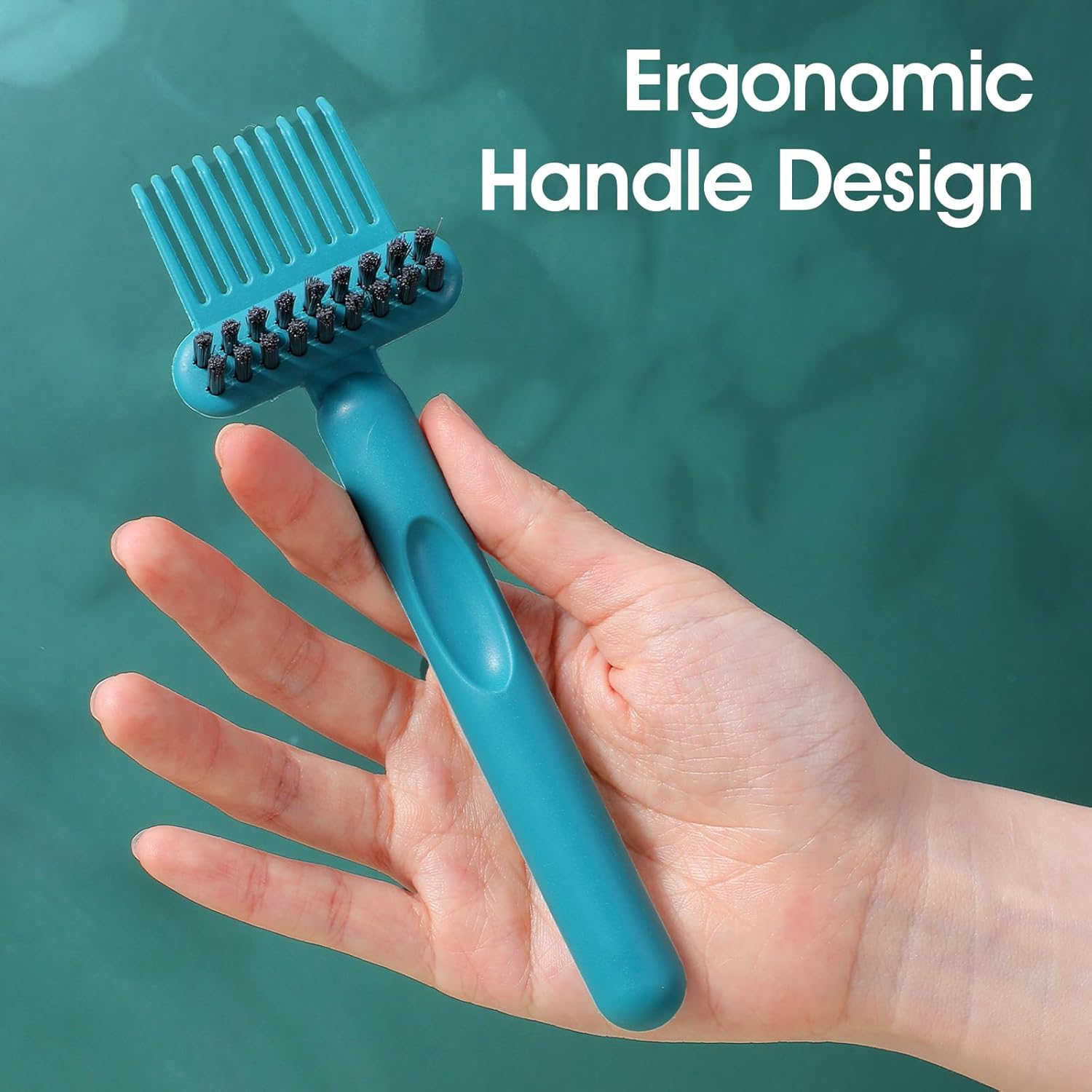 2 Pack 2-in-1 Hair Brush Cleaning Tool Hair Brush Cleaner and Remover Tool Dual-Sided Hairbrush Clean Tools for Removing Hairs and Dust Perfect for Home Salon โ image 4