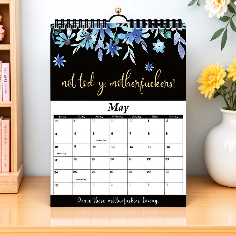 Exhausted women 2026 Wall Calendar 28.5 × 21 cm – Funny and Inspirational Designs for Home, Office, or Gift in Australia — image 2
