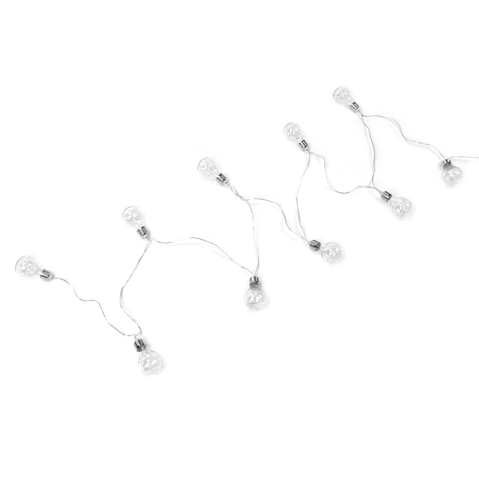 LED Light Strings Waterproof Copper Wire Lamp String E27 Bulb String Lights for Home Bedroom Decoration — image 3
